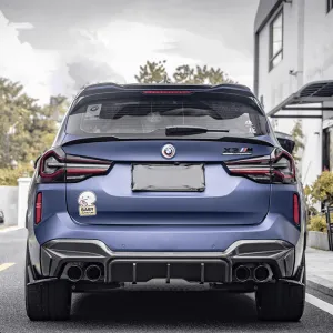 2022  BMW X3M Carbon Fiber 3 Piece Rear Diffuser | F97 LCI