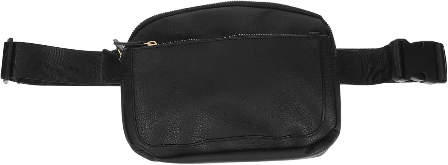 Adjustable Pu Waist Bag For Women: Stylish Crossbody Fanny Pack For Travel Shopping And Daily Wearing - Waist Bag With Strap