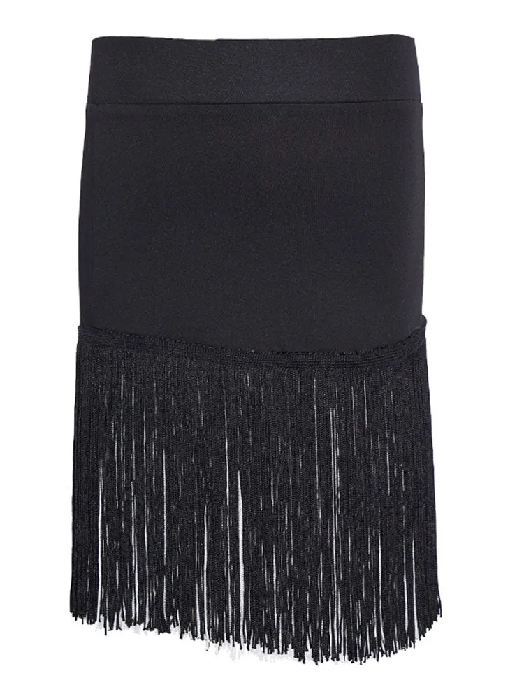 Autumn/Winter Fringed Skirts Latin Dance Professional Practice Bottoms