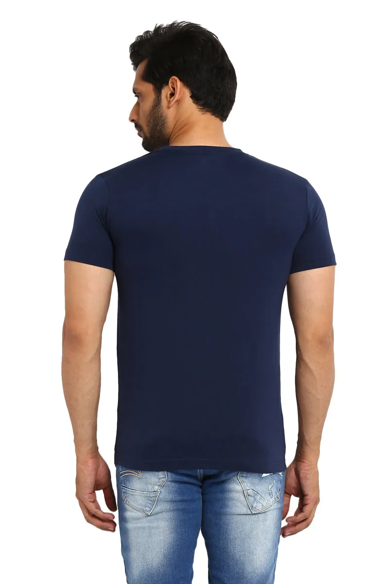 AXMANN Casual T-Shirt (Ziphar | D.Navy) Combo Pack