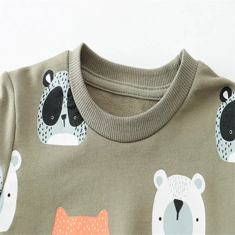 Baby Boy 2-7T Animal Fox Sweaters