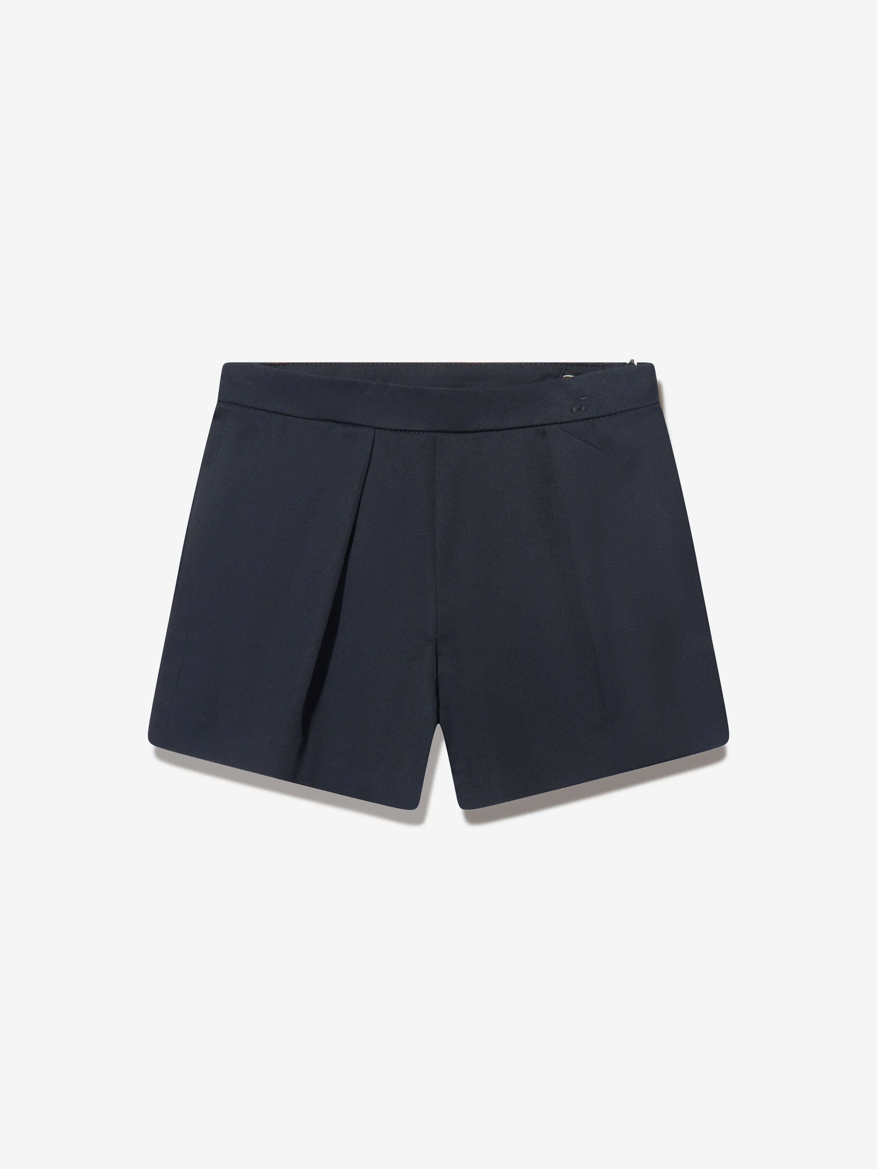 Bonpoint Girls Cotton Shorts in Navy