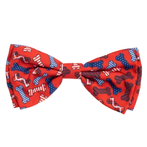Bow Tie | Preppy Bones Red