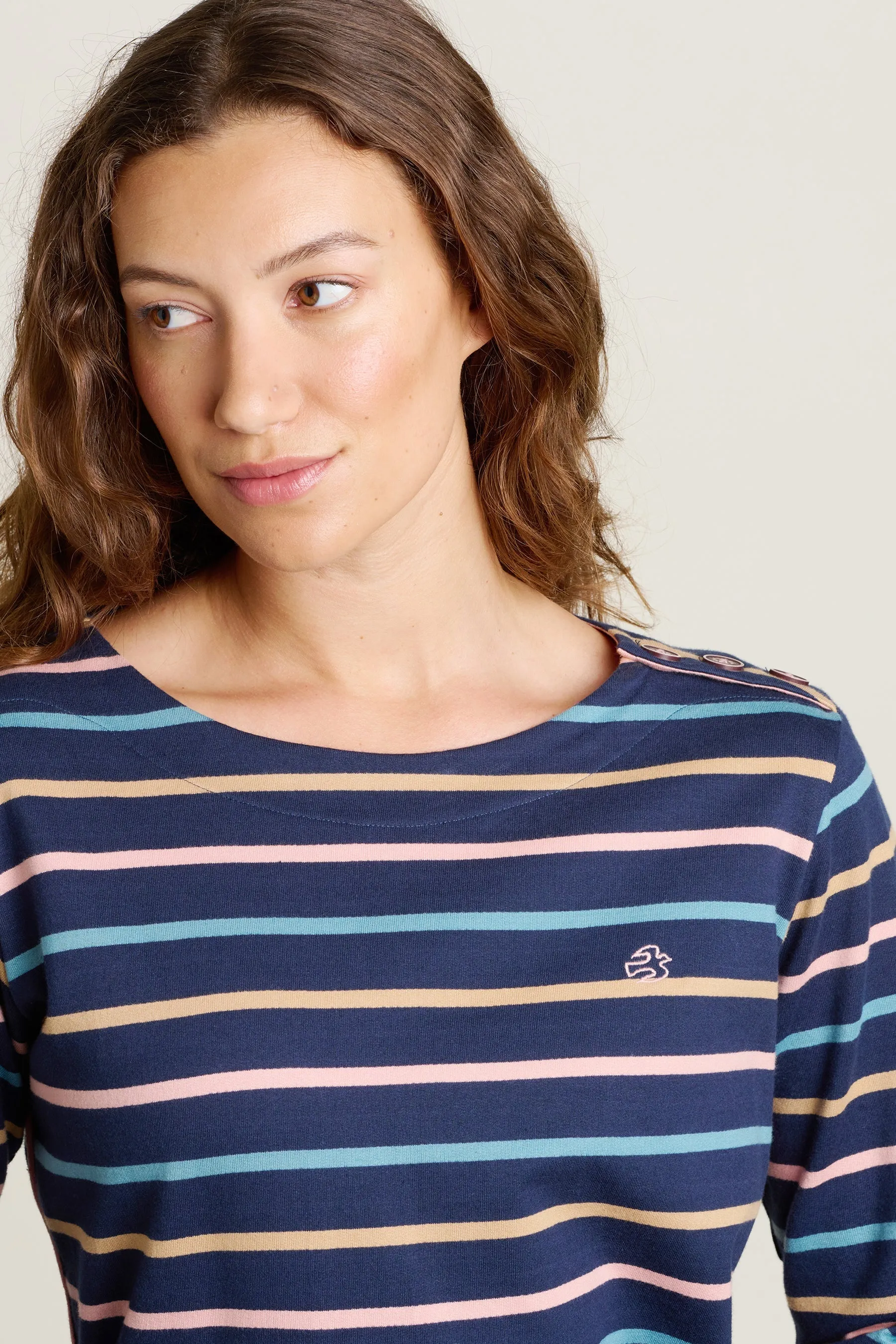 Brakeburn 12 Navy Bella Crew Neck T-Shirt