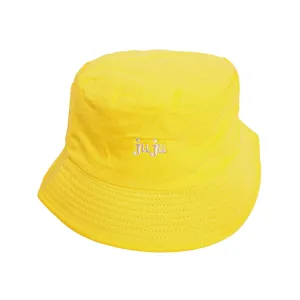 Canvas Bucket Hat in Yellow