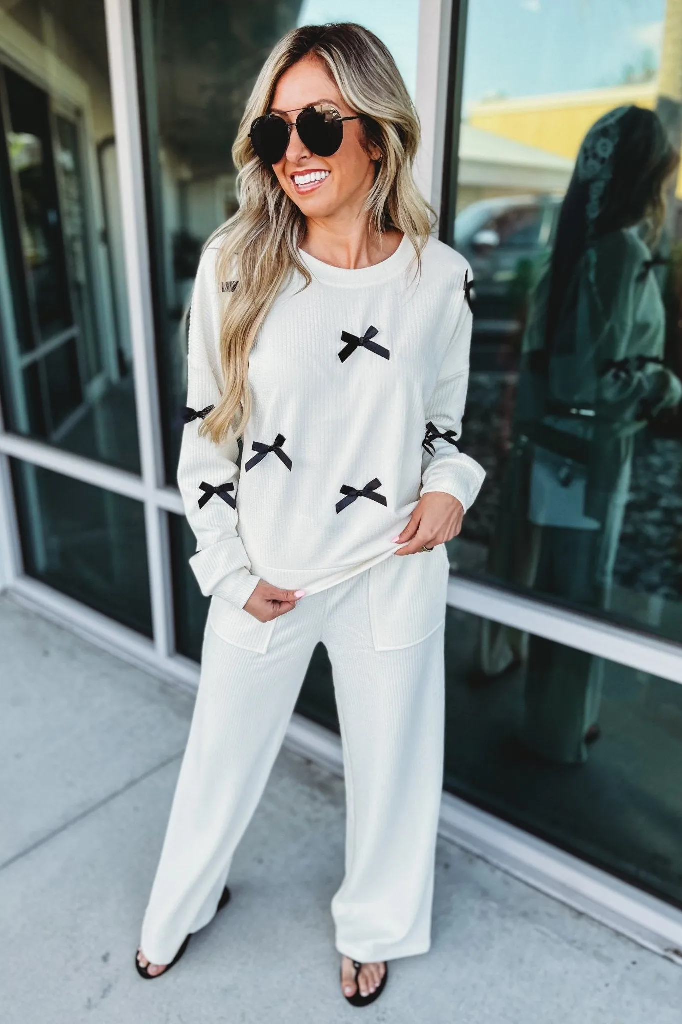 Chic Bow Sweater