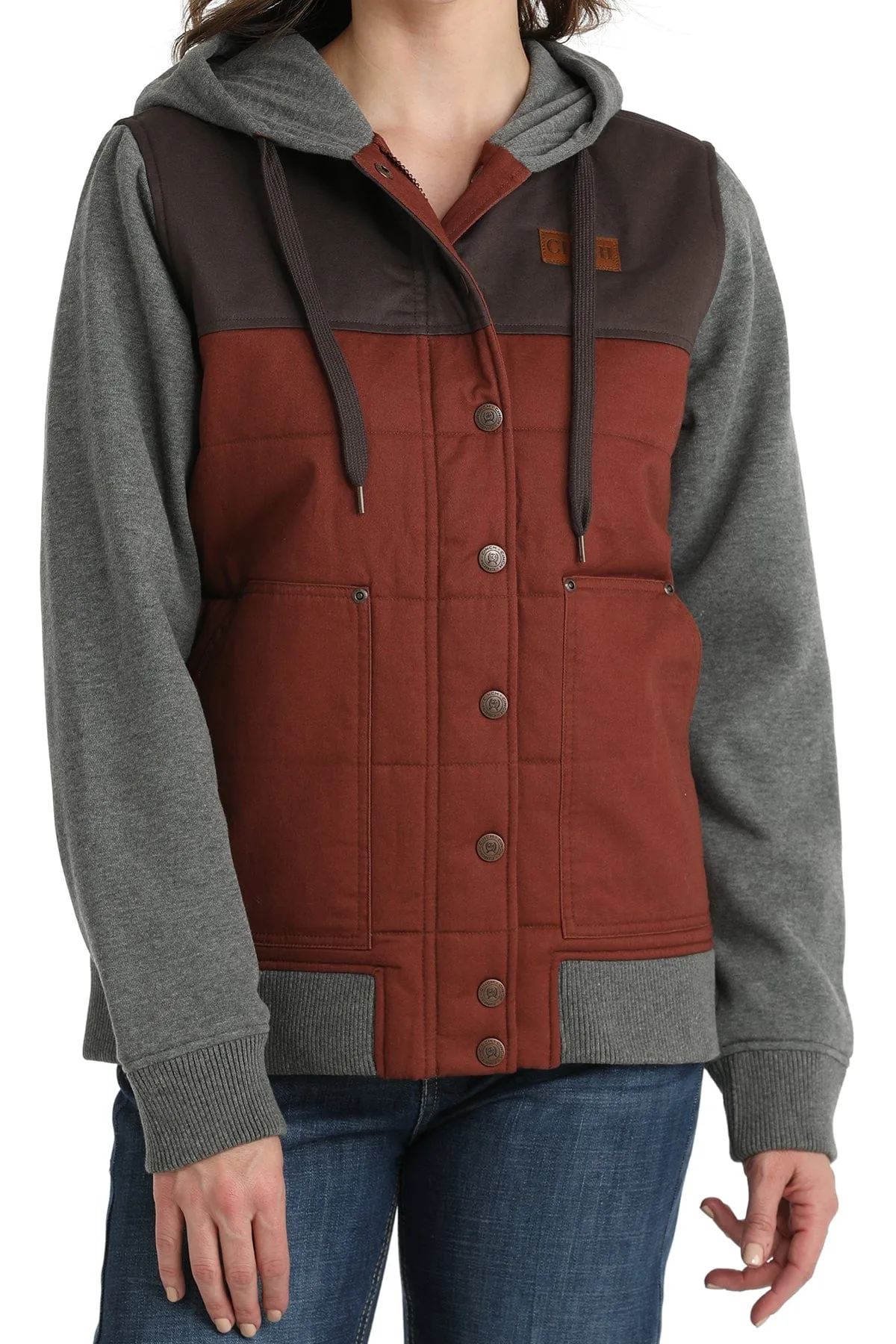 Cinch Womens Hoodie Jacket Multicolor