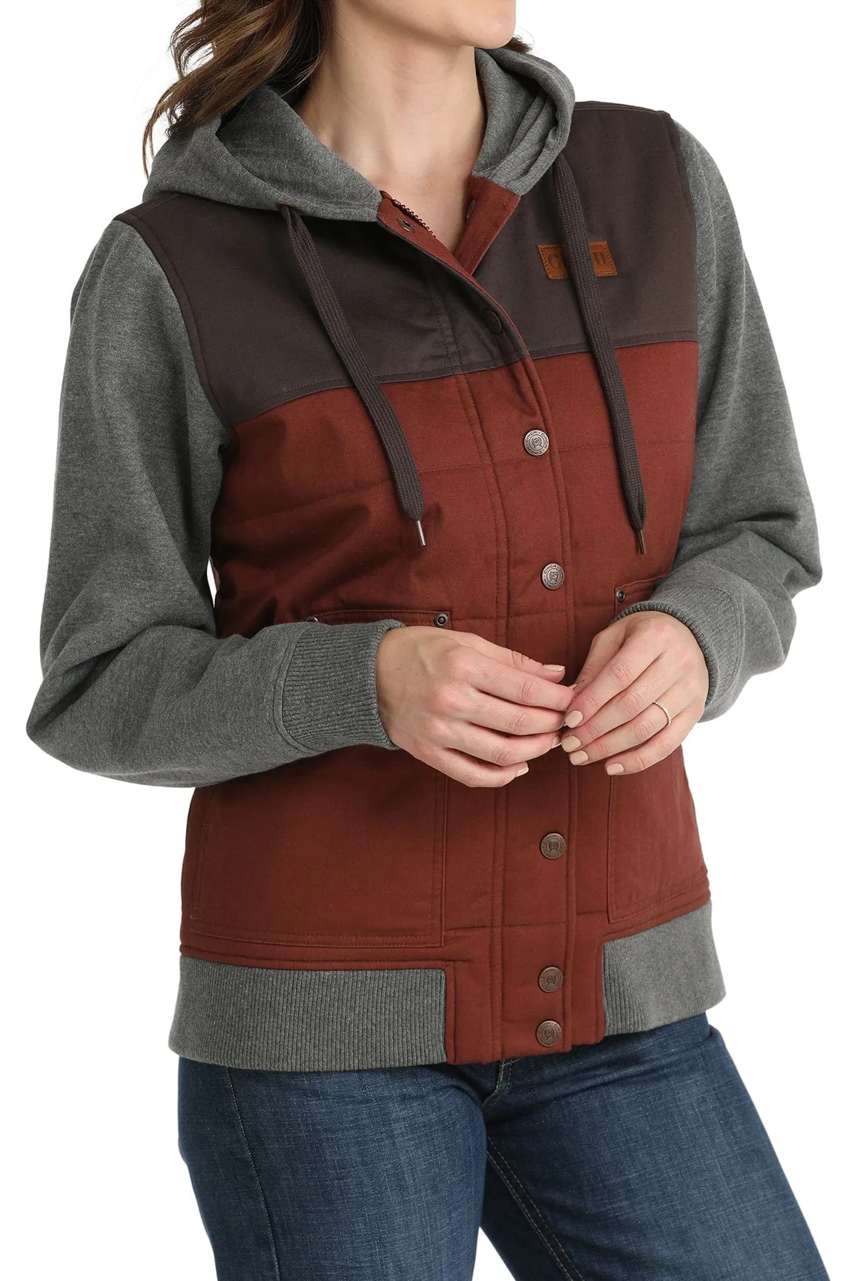 Cinch Womens Hoodie Jacket Multicolor