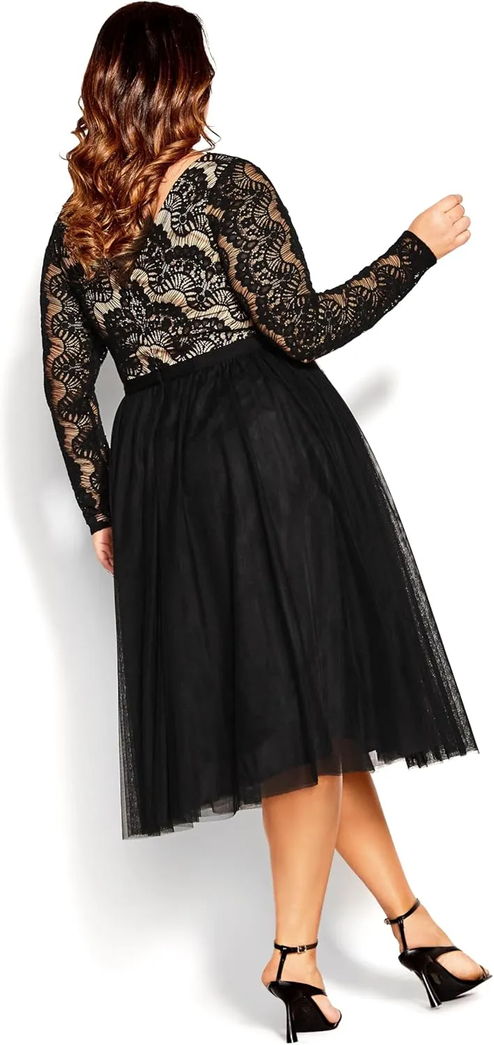 City Chic Women's Dress-Rare Beauty