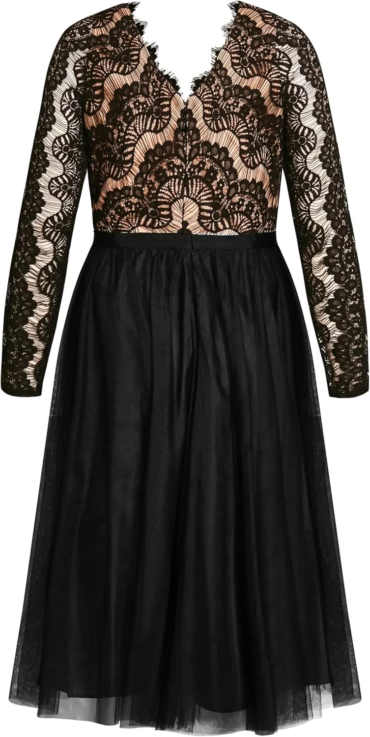 City Chic Women's Dress-Rare Beauty