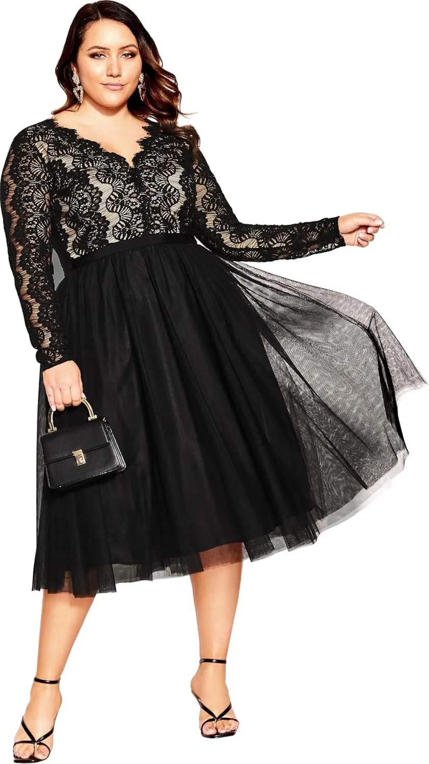 City Chic Women's Dress-Rare Beauty
