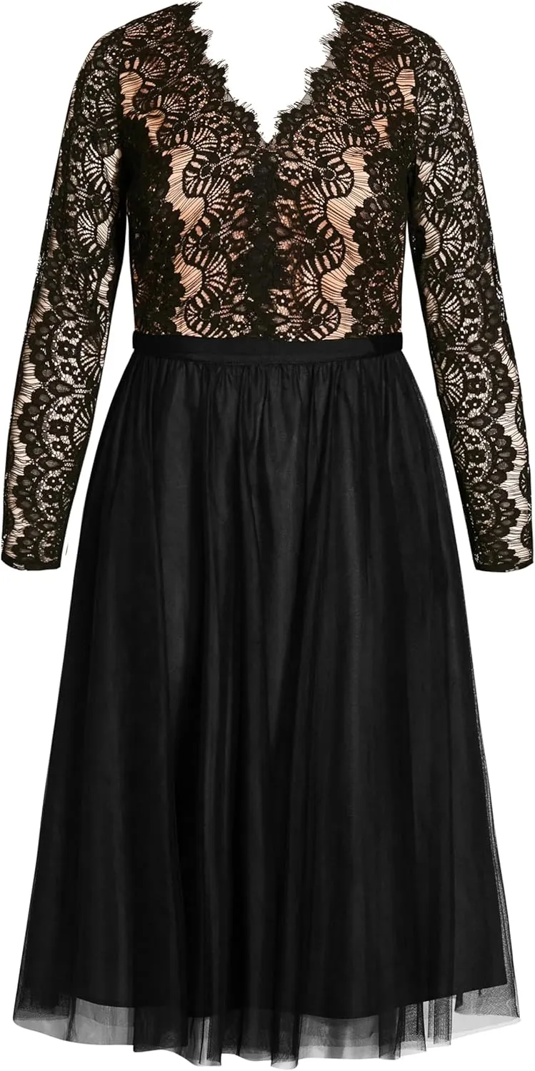 City Chic Women's Dress-Rare Beauty