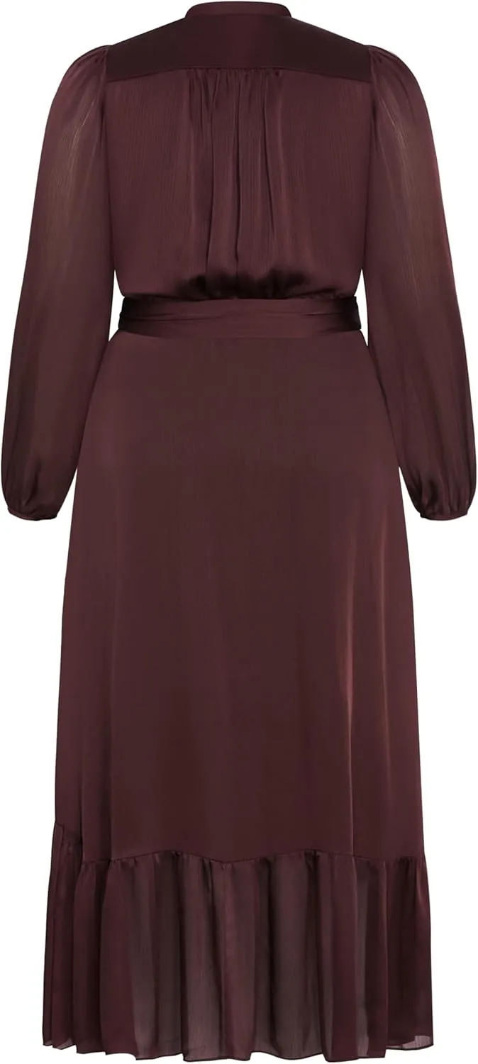 City Chic Women's Plus Size Dress-Rylie Love Maxi