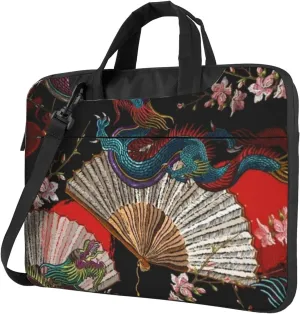 Colourful Dragons2 Stylish 13-15.6 Inch Laptop Bag For Man And Women, Computer Messenger Bag, Trendy Shoulder Strap Design