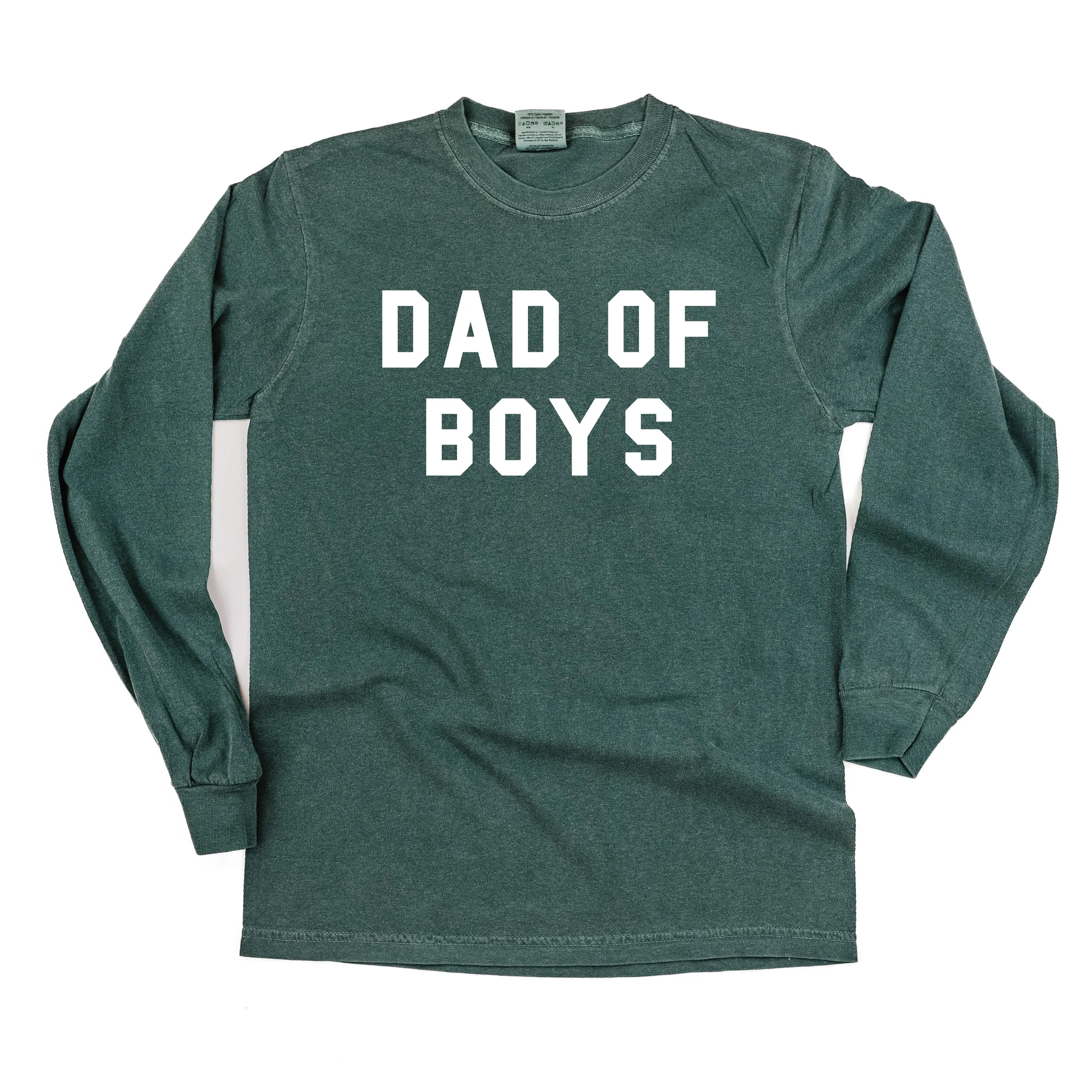 Dad of Boys - LONG SLEEVE COMFORT COLORS TEE