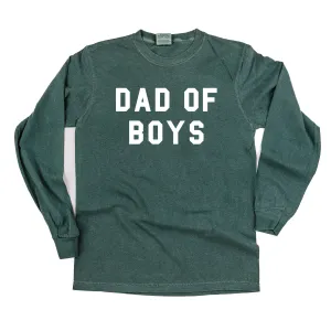 Dad of Boys - LONG SLEEVE COMFORT COLORS TEE