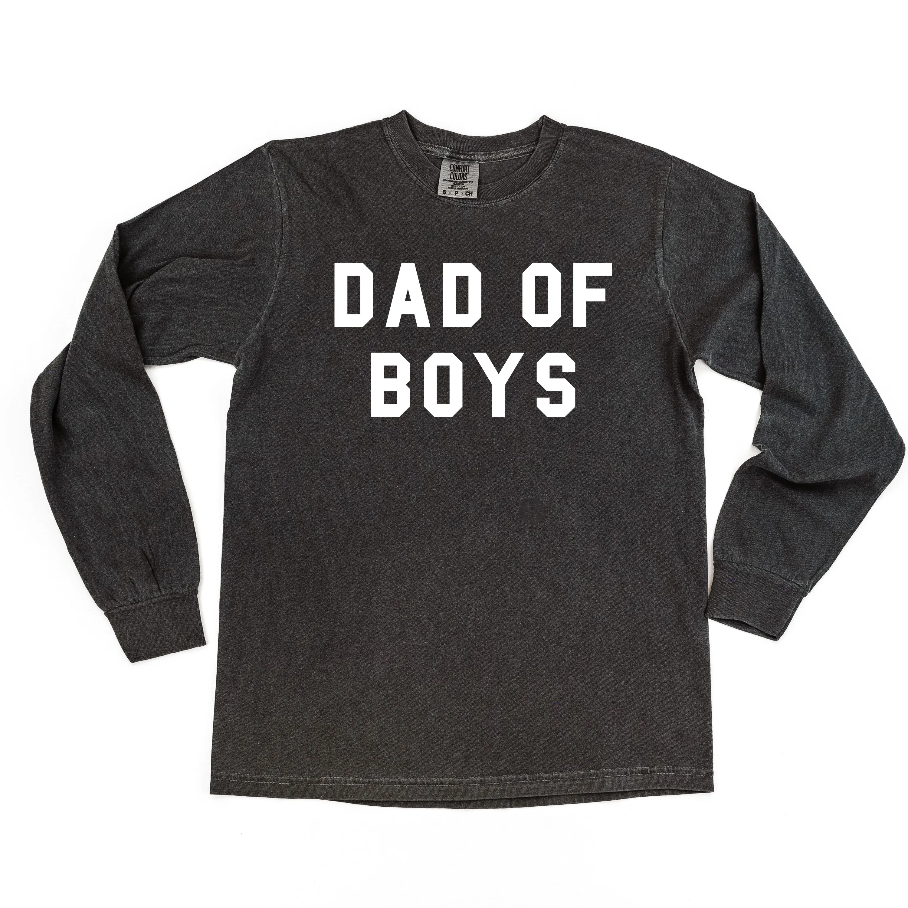 Dad of Boys - LONG SLEEVE COMFORT COLORS TEE