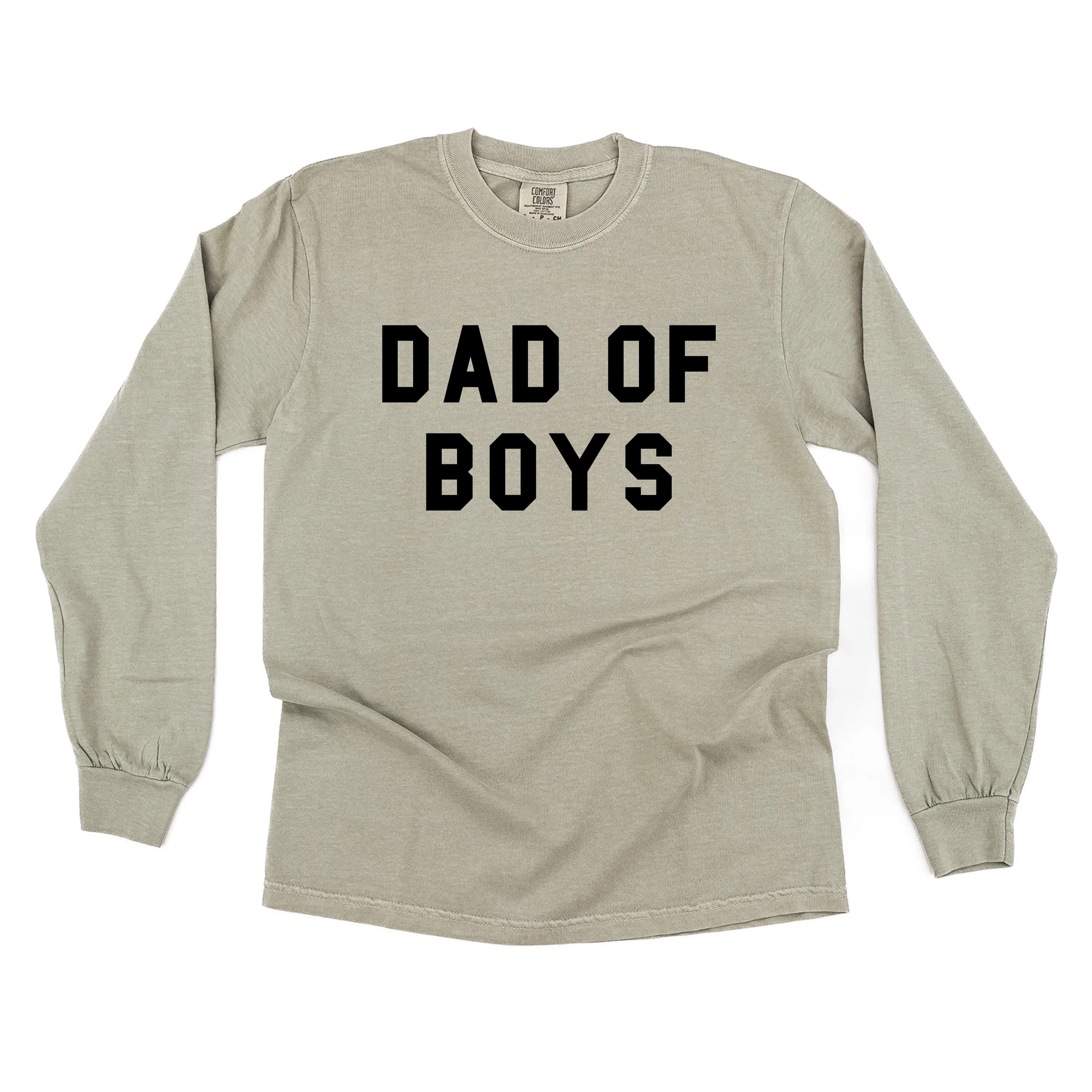 Dad of Boys - LONG SLEEVE COMFORT COLORS TEE
