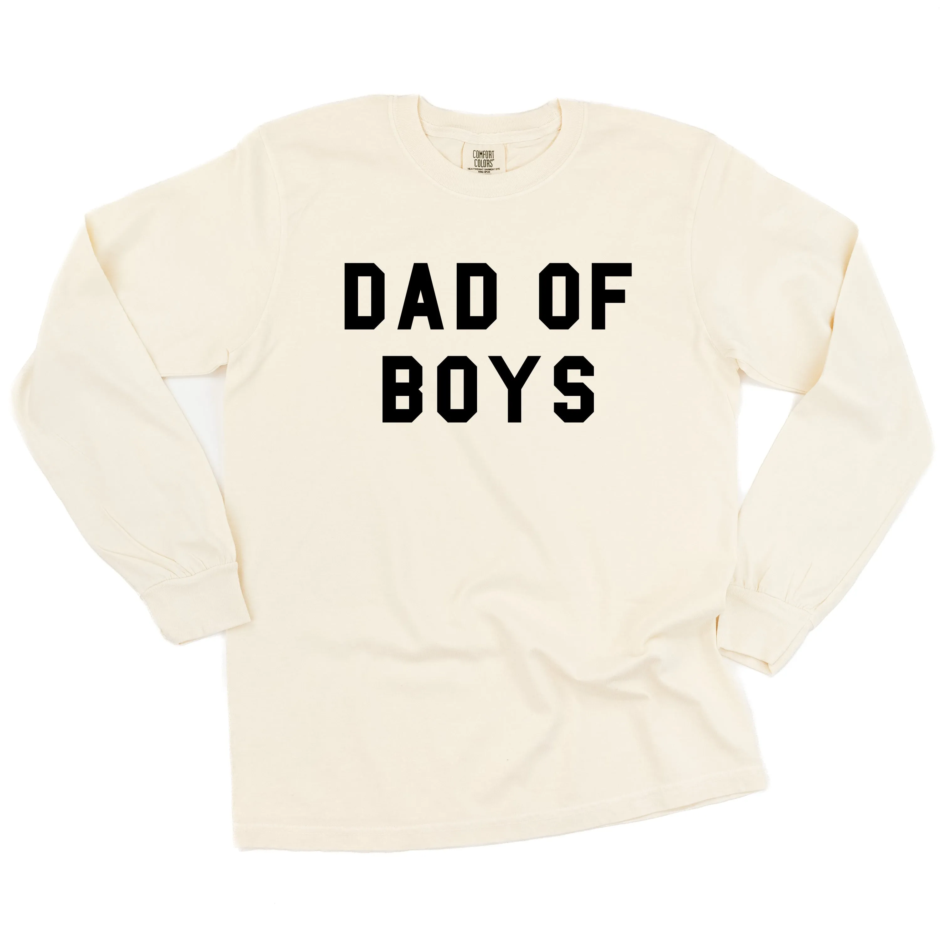 Dad of Boys - LONG SLEEVE COMFORT COLORS TEE