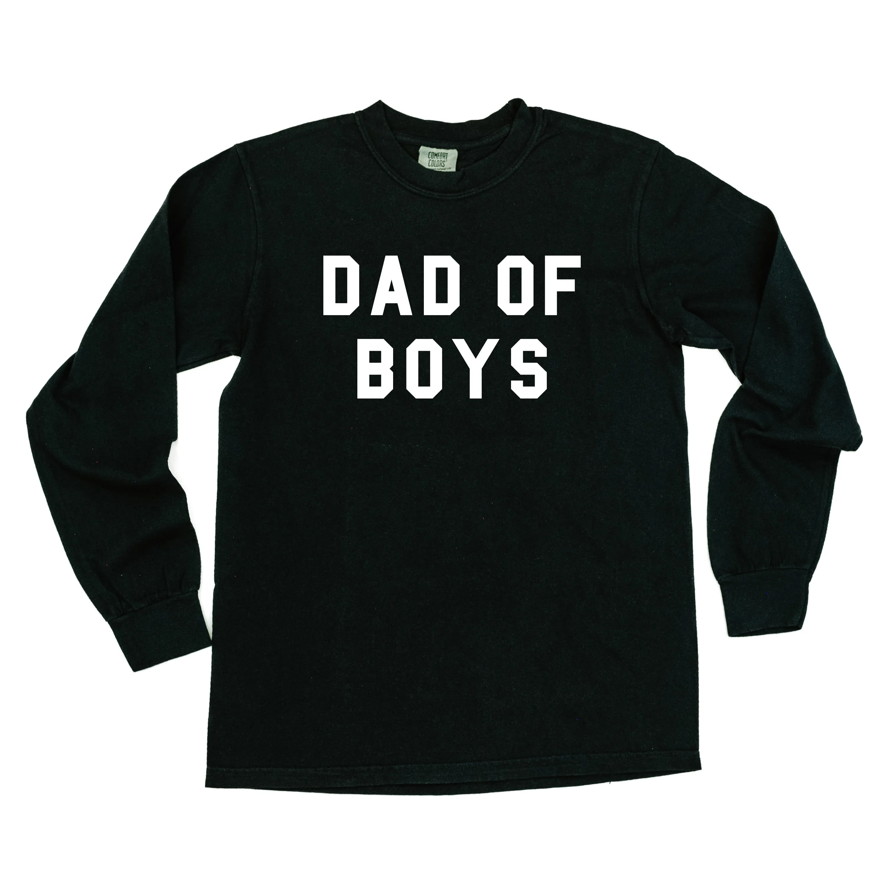 Dad of Boys - LONG SLEEVE COMFORT COLORS TEE