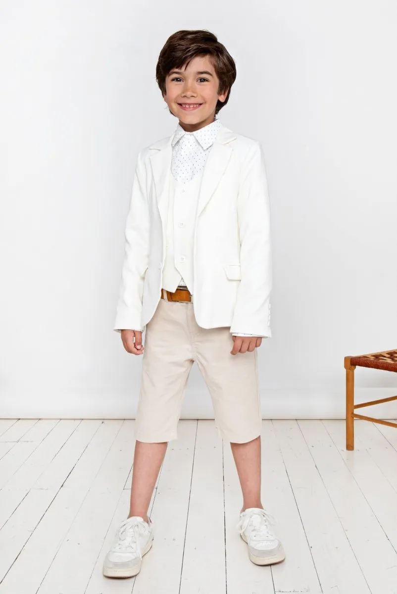 DRAKE twill shorts Sand