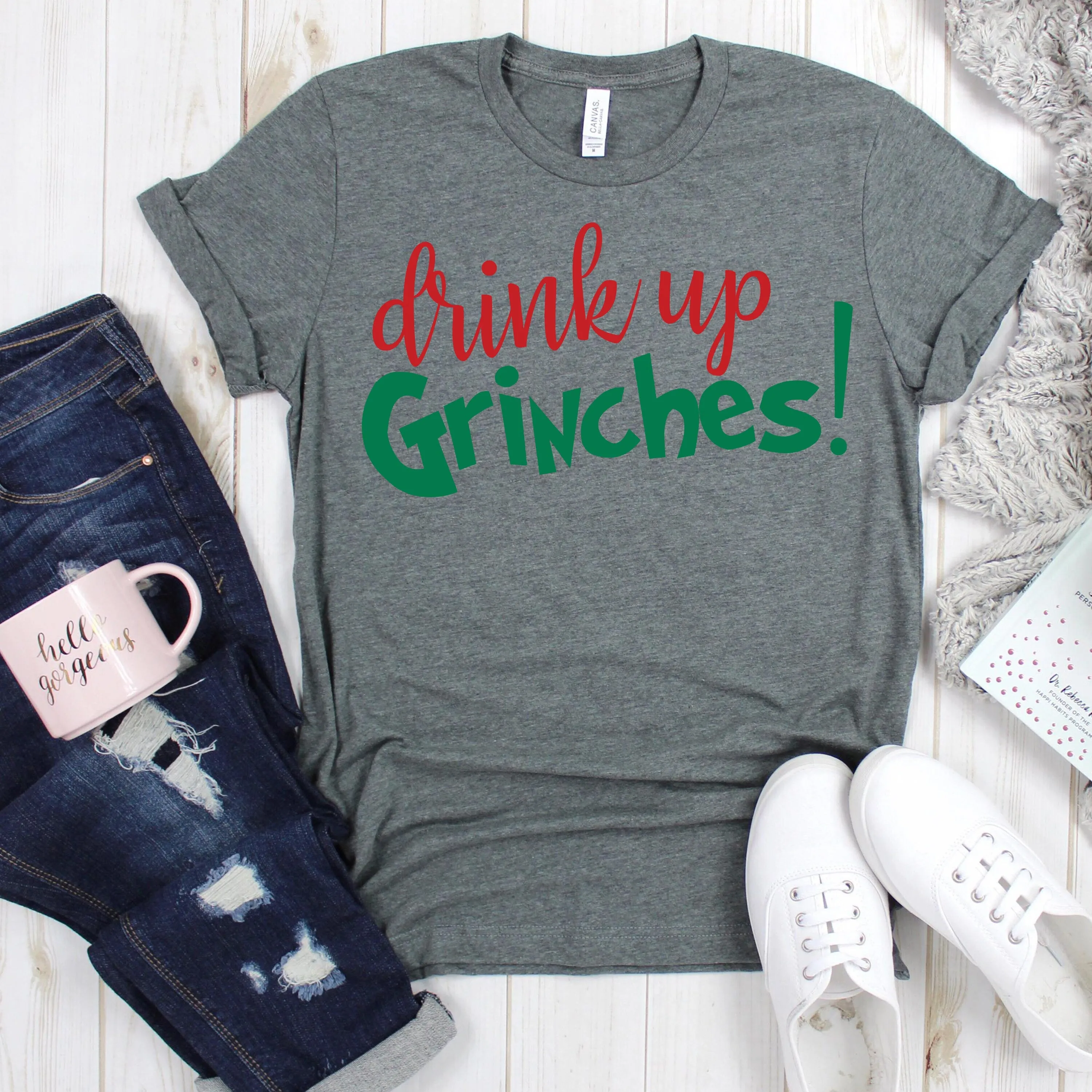 Drink Up Grinches Christmas Shirt