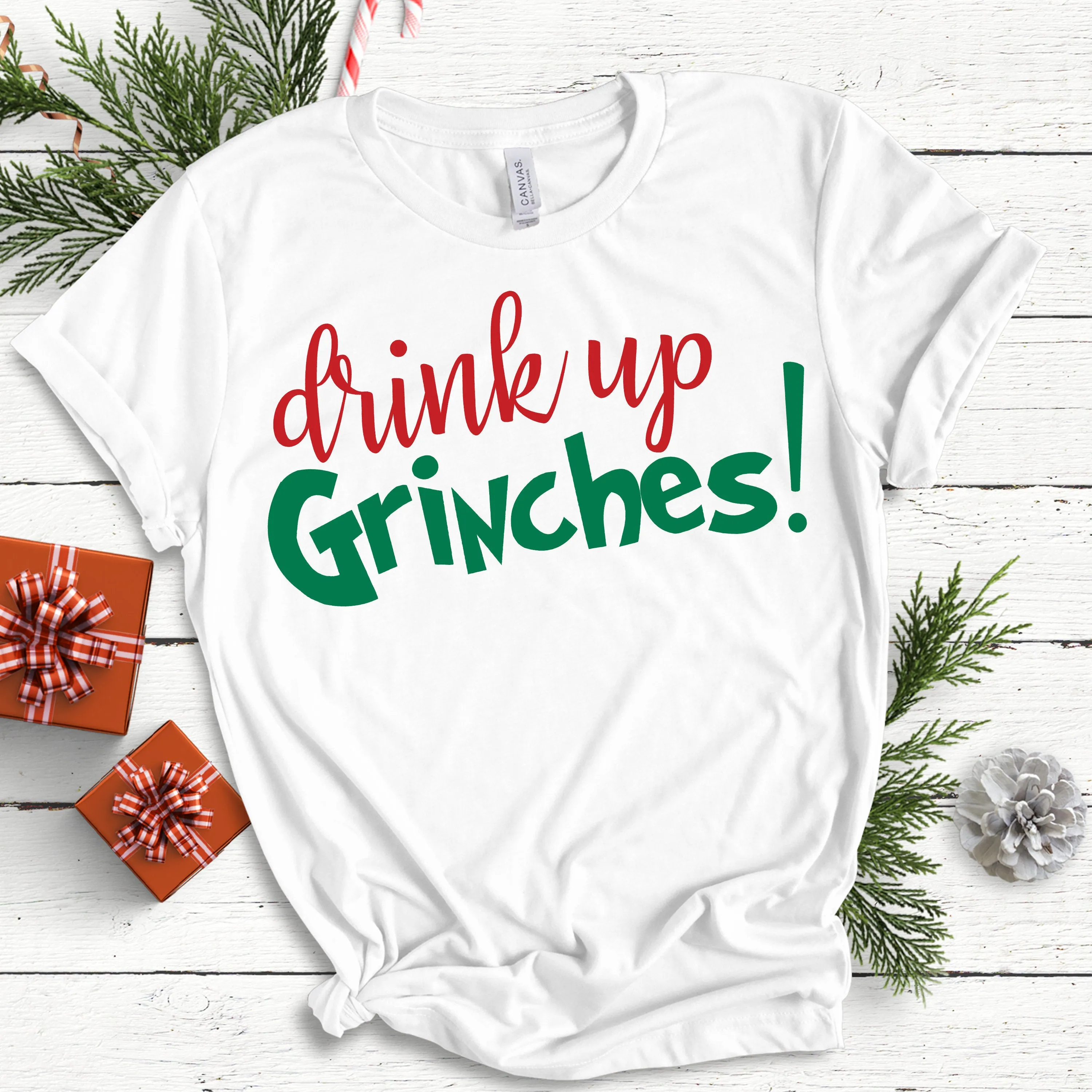 Drink Up Grinches Christmas Shirt