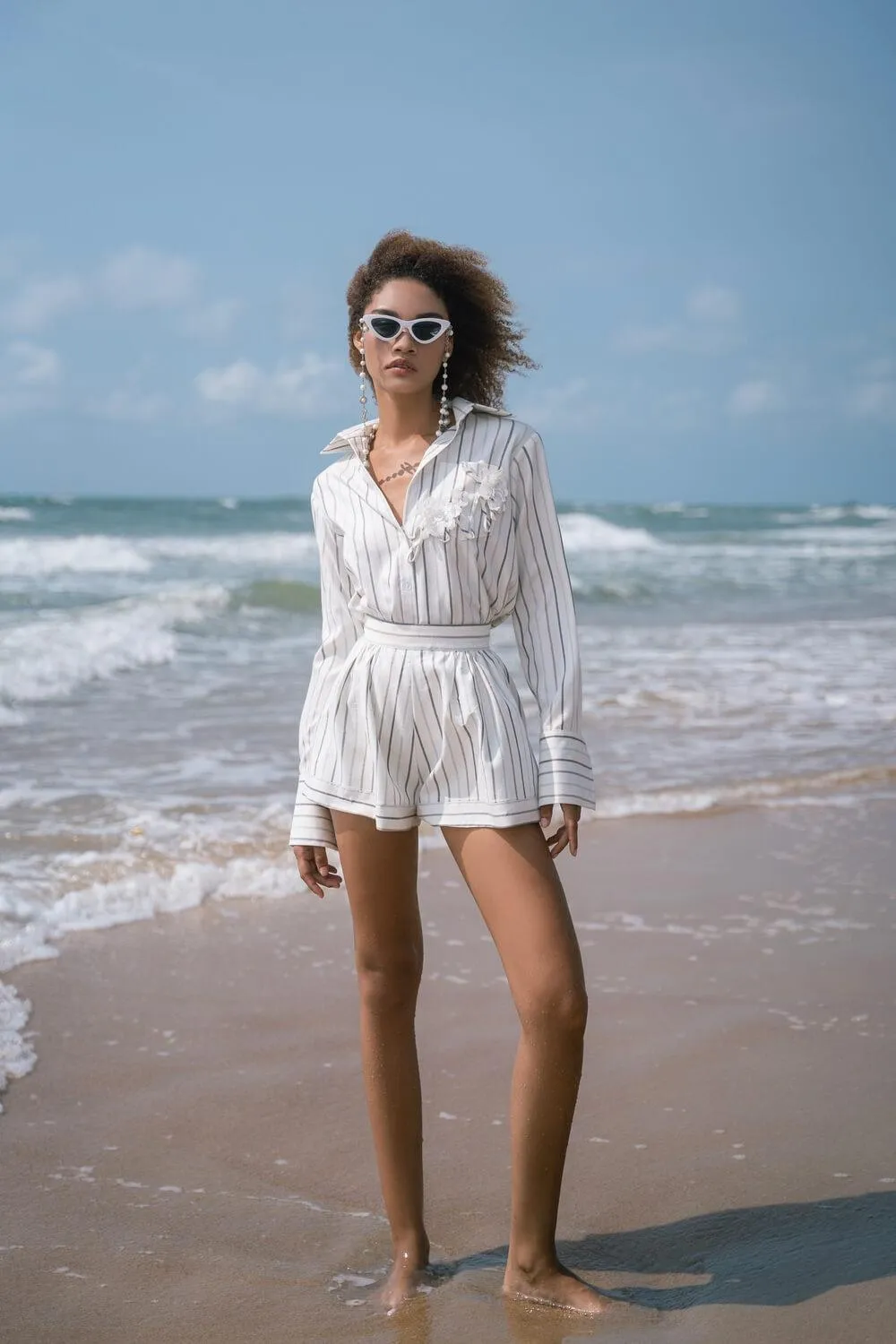 Elain Wide Leg Linen Short Length Shorts