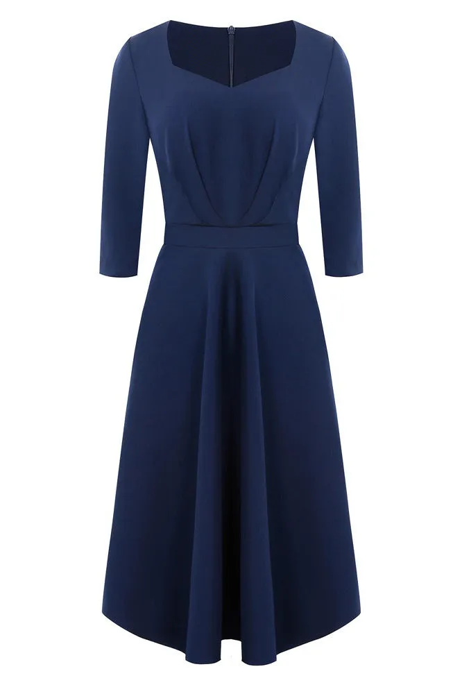 Elegant Burgundy A-Line Cocktail Party Dresses