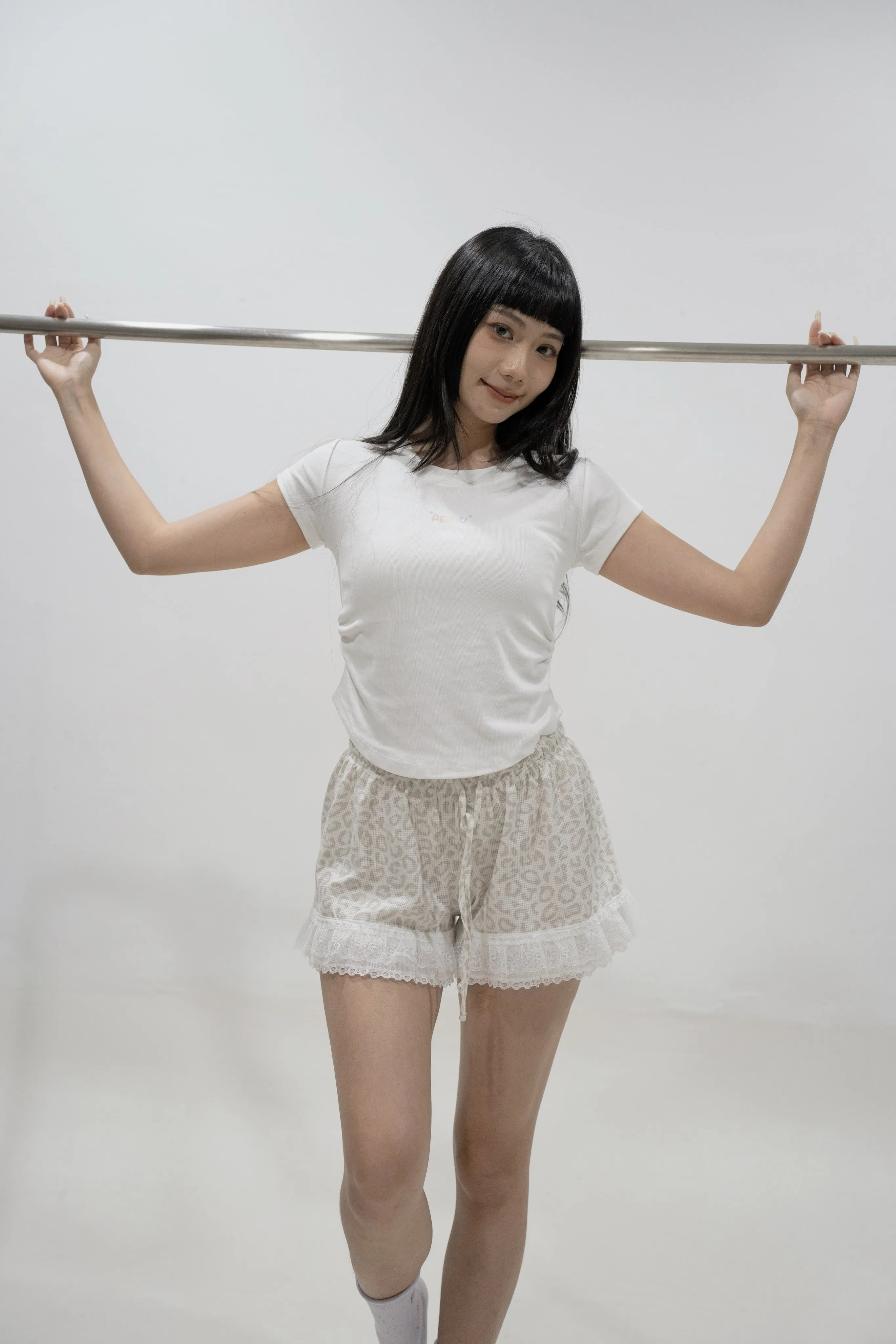 [EM] AEIOU Lace Shorts Collection BEIGE