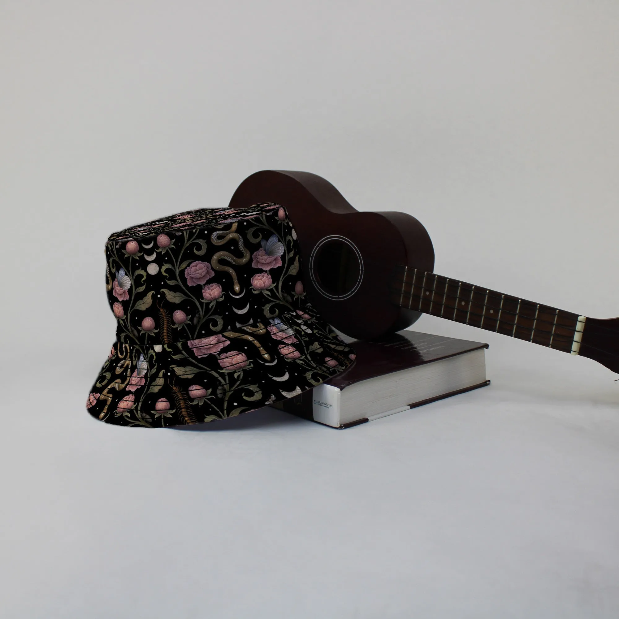 Episodic Serpent Garden Pink Bucket Hat