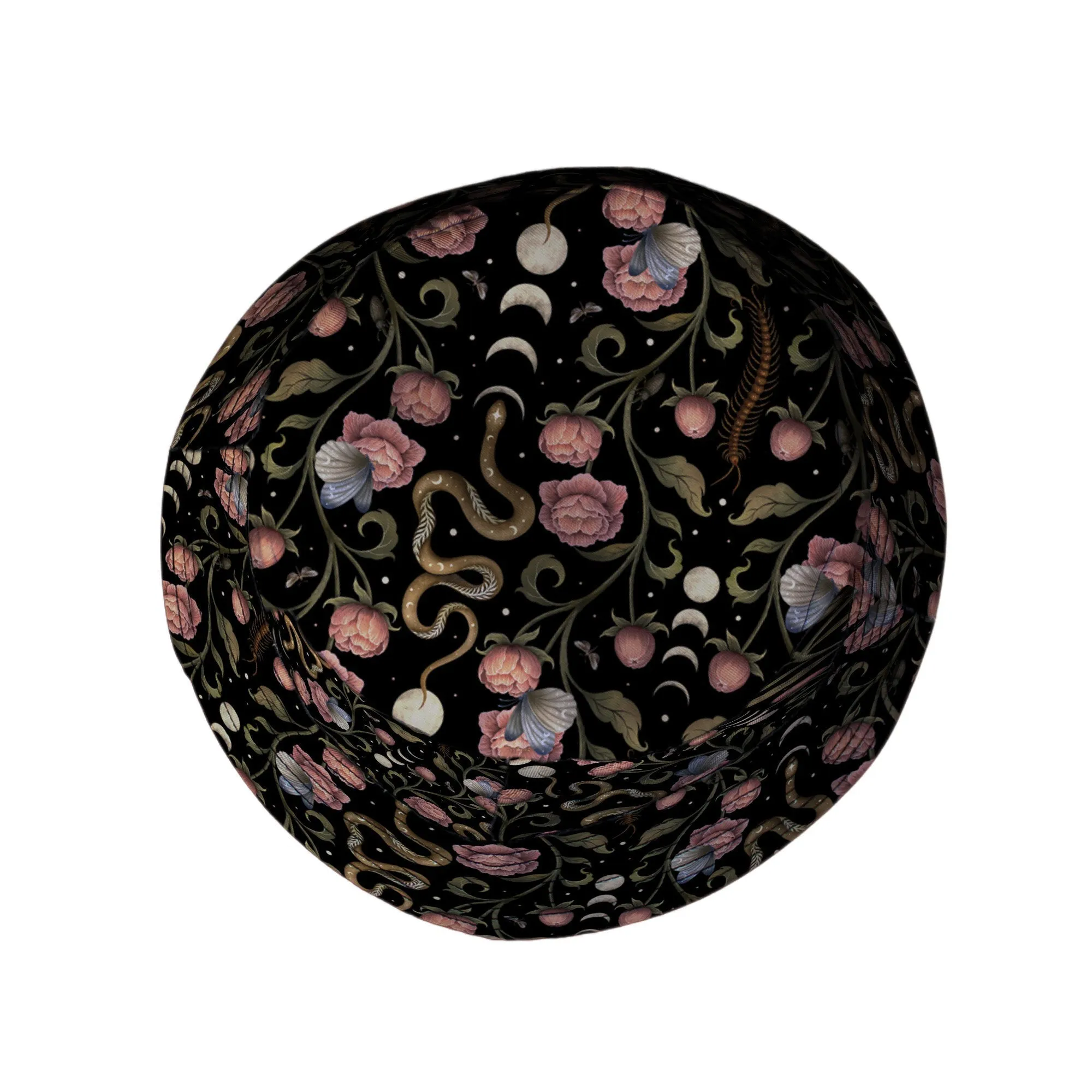 Episodic Serpent Garden Pink Bucket Hat