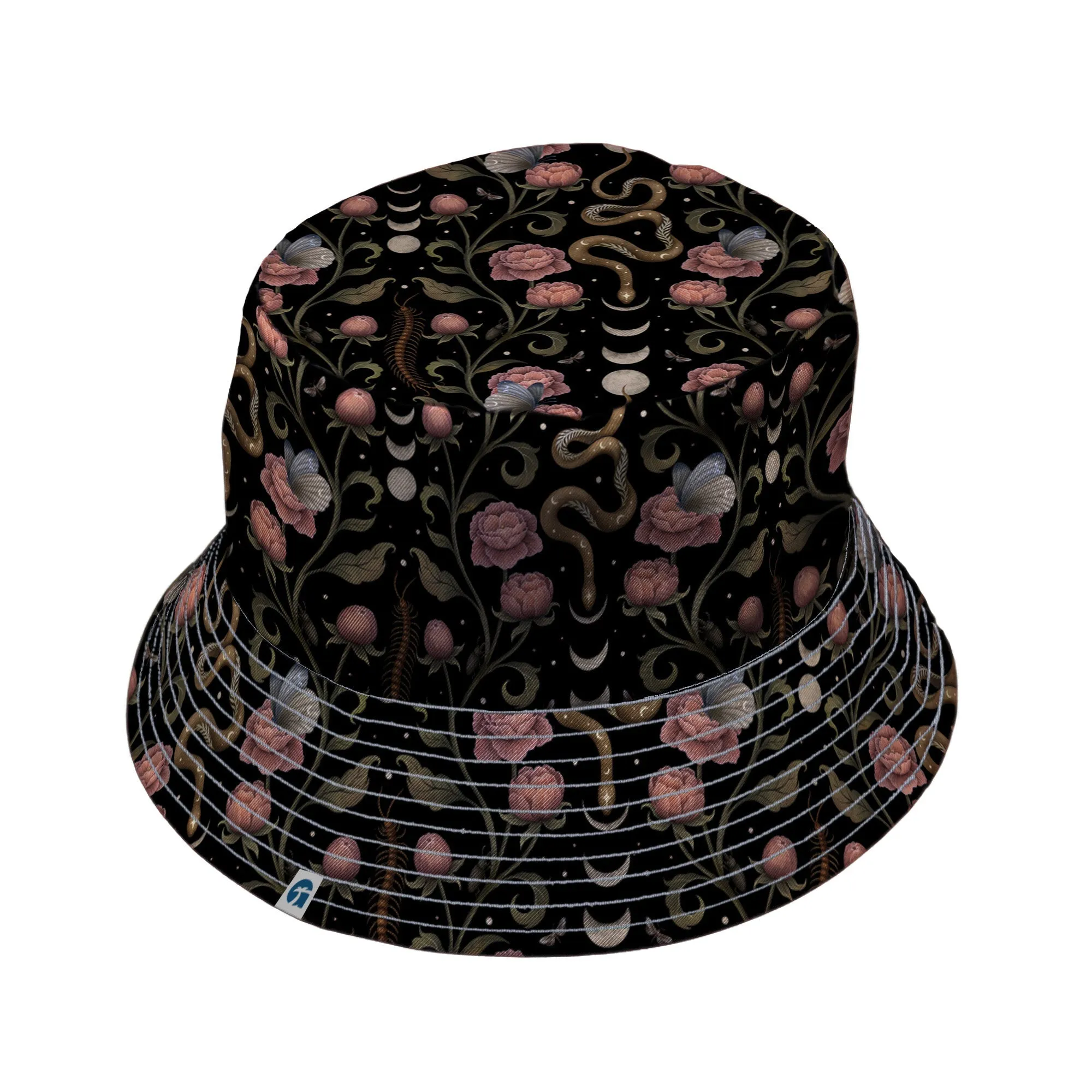 Episodic Serpent Garden Pink Bucket Hat