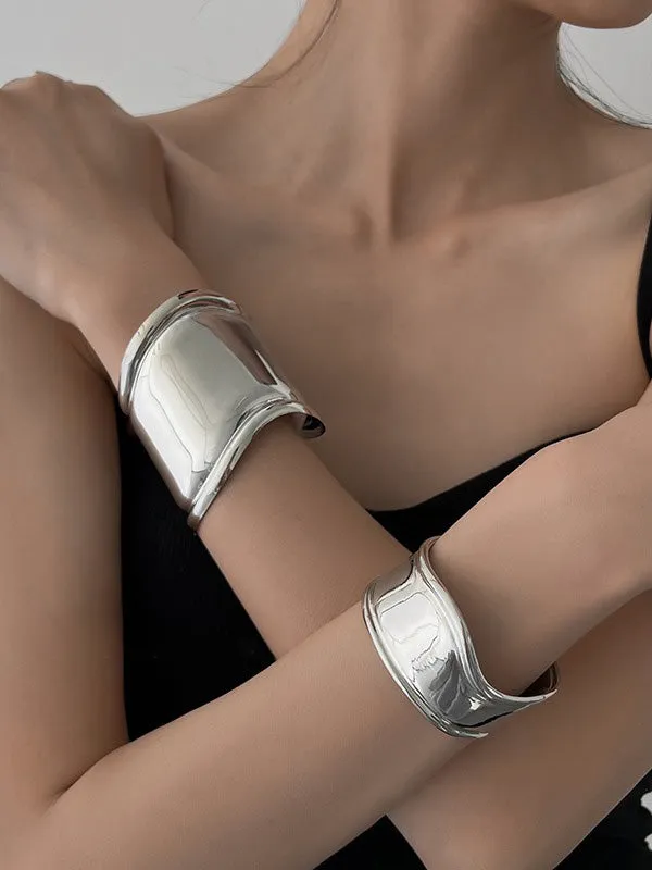 Flytonn-Irregularity Geometric Solid Color Bracelet Accessories