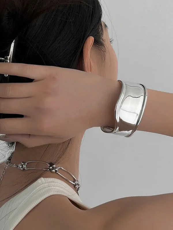 Flytonn-Irregularity Geometric Solid Color Bracelet Accessories