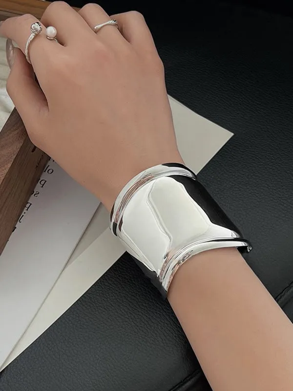 Flytonn-Irregularity Geometric Solid Color Bracelet Accessories