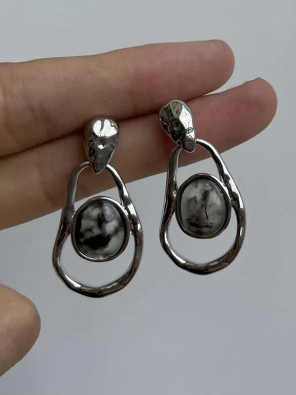 Geometric Hollow Irregularity Earrings Accessories