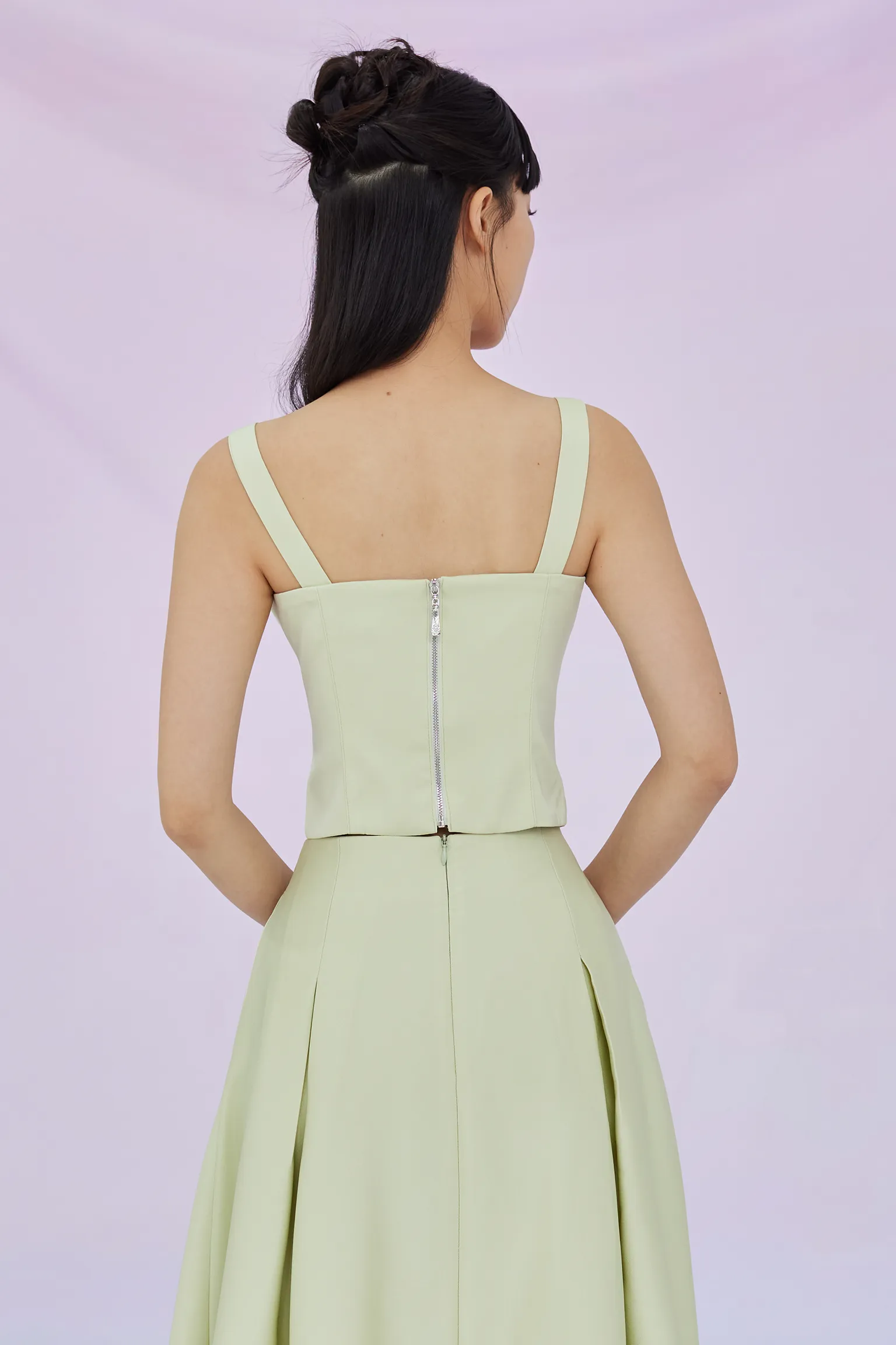 Giovana Green Padded Top