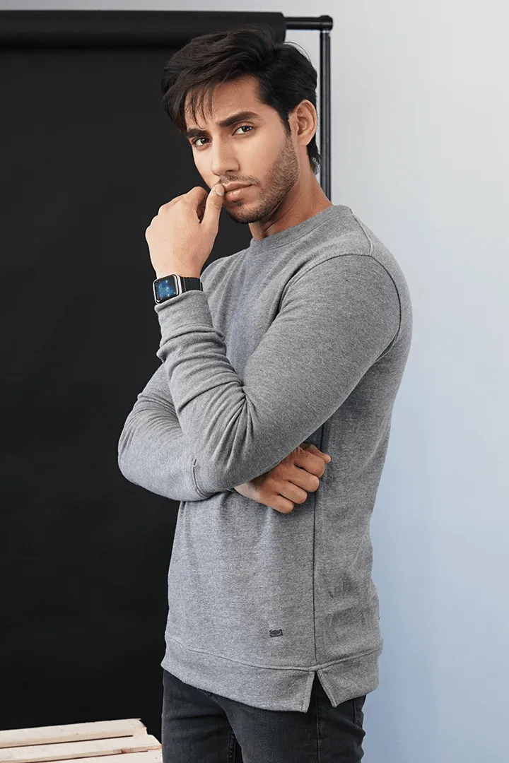 Gray Terry Sweatshirt