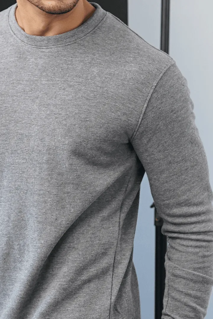 Gray Terry Sweatshirt