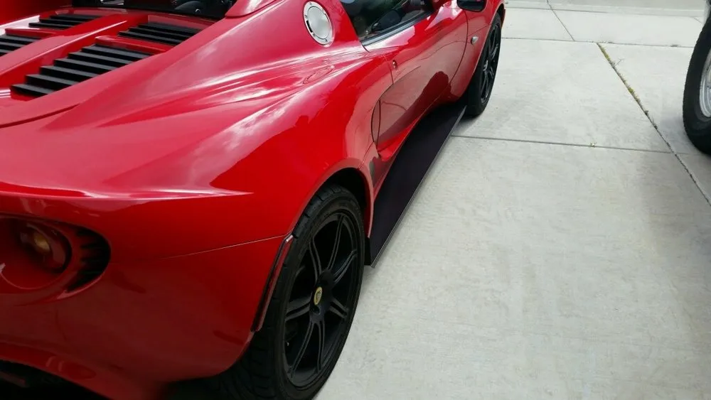 GRP Race Style Side Skirts for Elise & Exige, Aluminum or Carbon Fiber