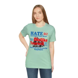 Hate Corrupts Tshirt | Pet Design Shirts | T-shirt design | Streetwear Apparel Graphic Designer Shirts