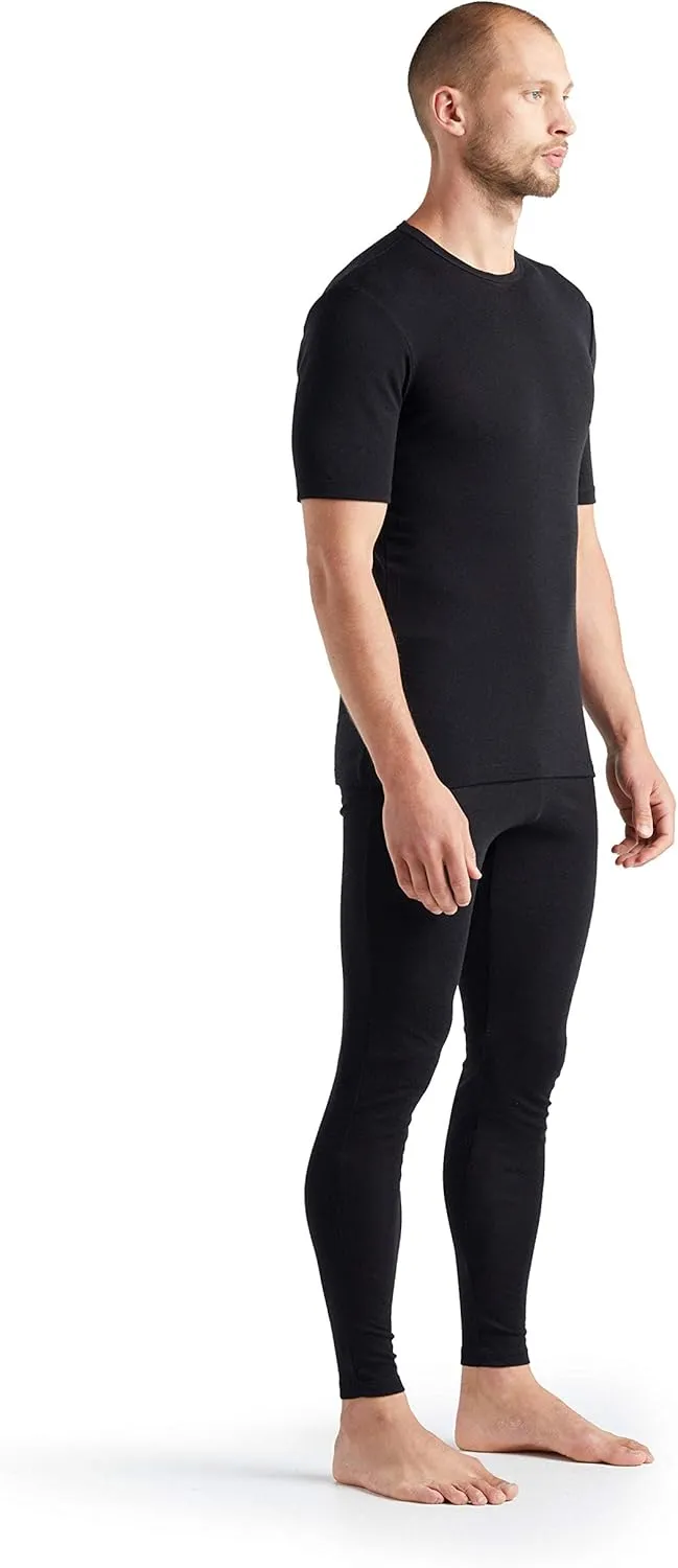 Icebreaker Merino Men's Standard 175 Everyday Short Sleeve Thermal Cold Weather Base Layer Crew T-Shirt