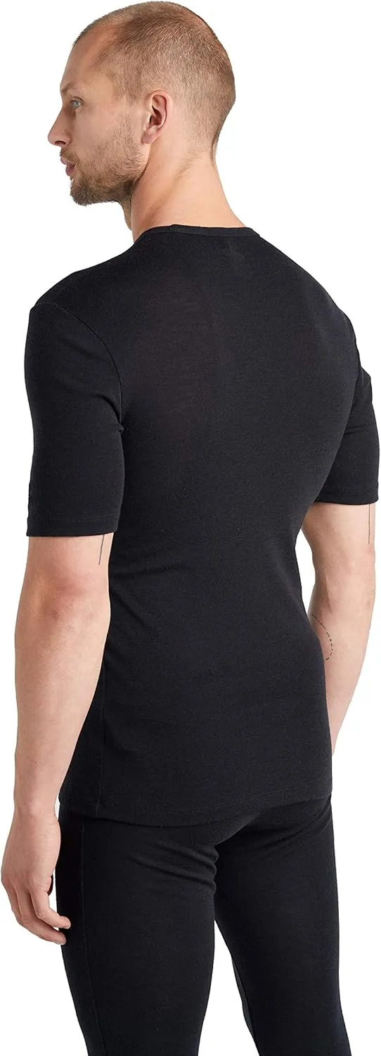 Icebreaker Merino Men's Standard 175 Everyday Short Sleeve Thermal Cold Weather Base Layer Crew T-Shirt