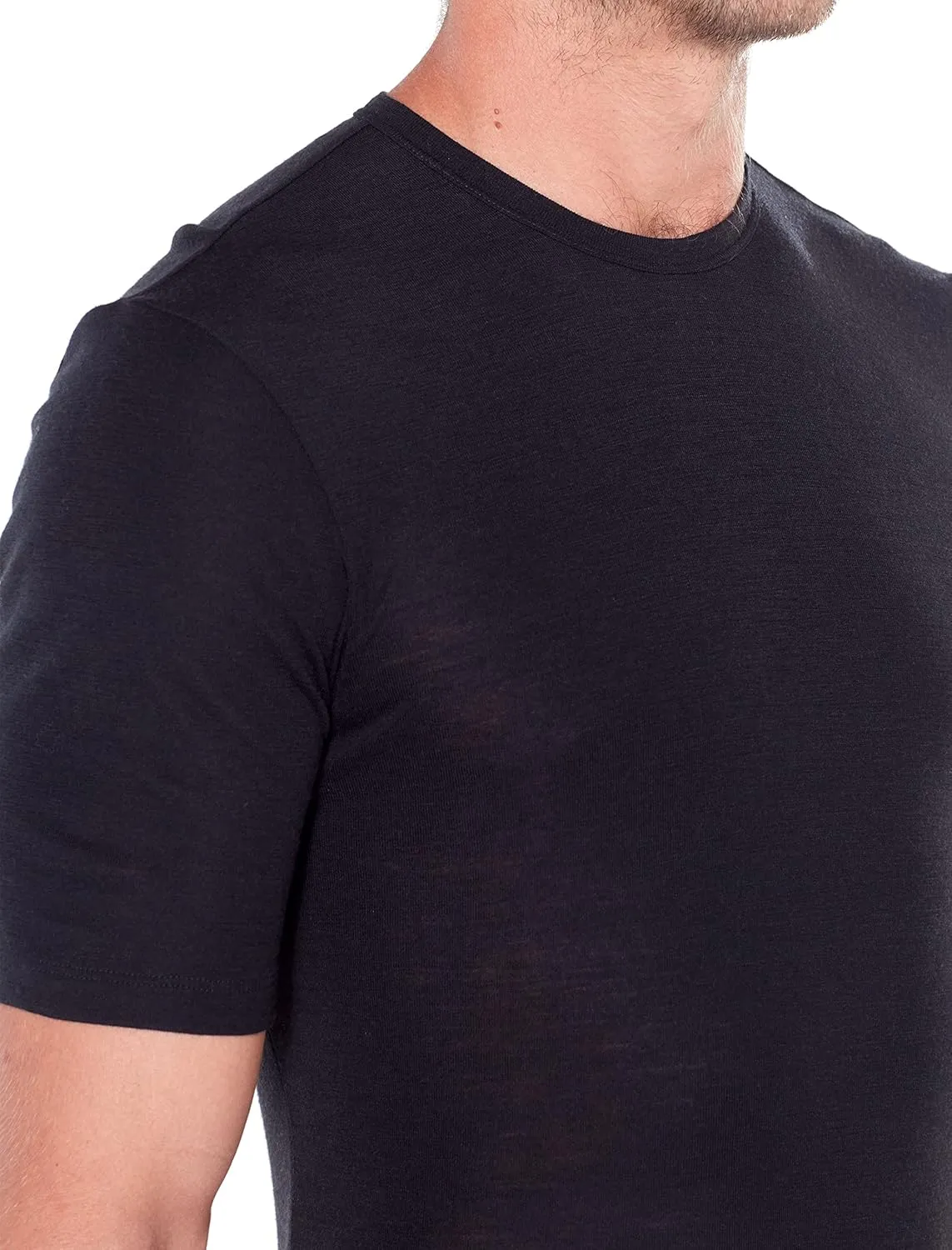 Icebreaker Merino Men's Standard 175 Everyday Short Sleeve Thermal Cold Weather Base Layer Crew T-Shirt