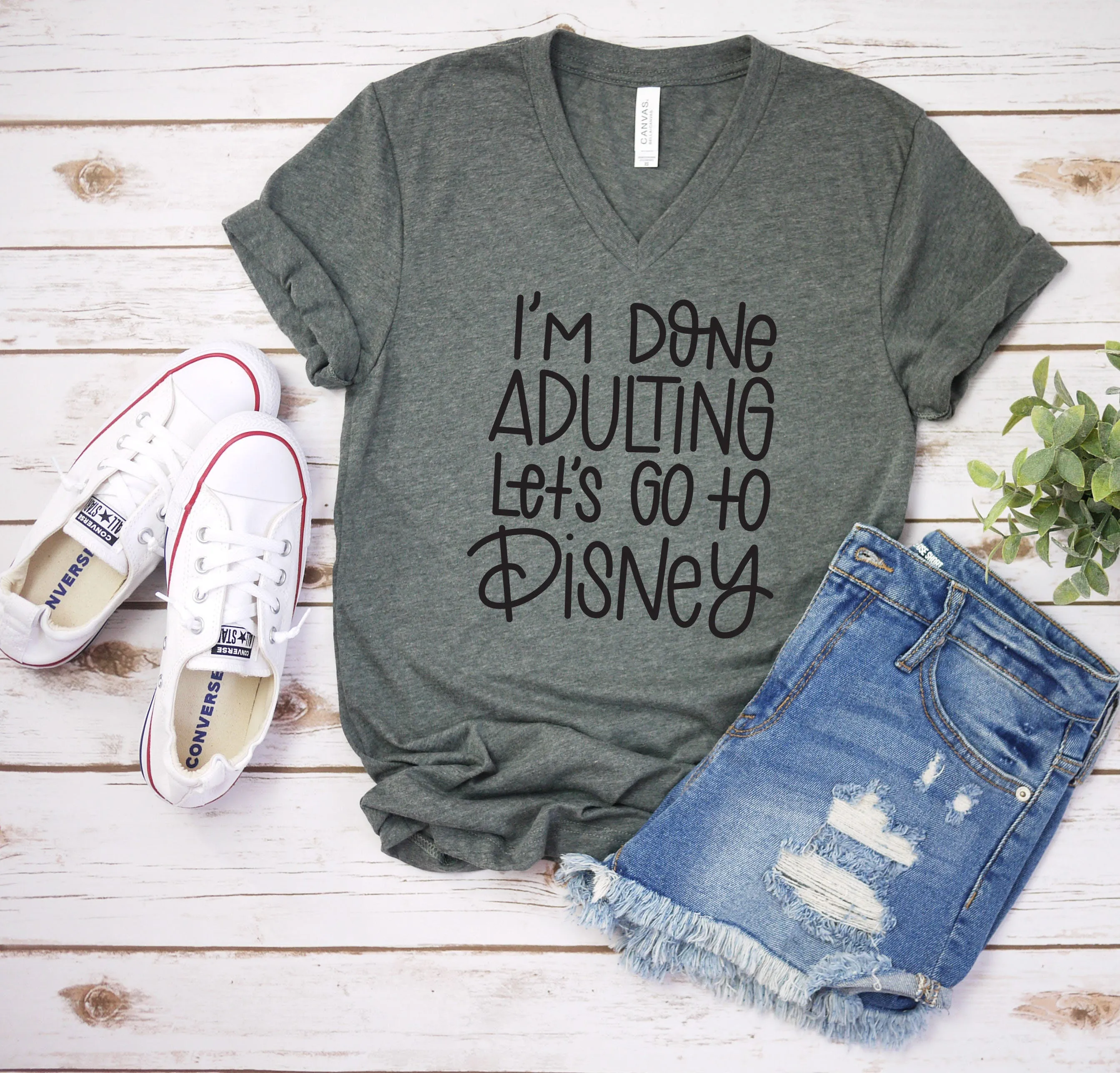 I'm Done Adulting Let's Go to Disney T Shirt - Disney Trip Matching Shirts - Disney Family