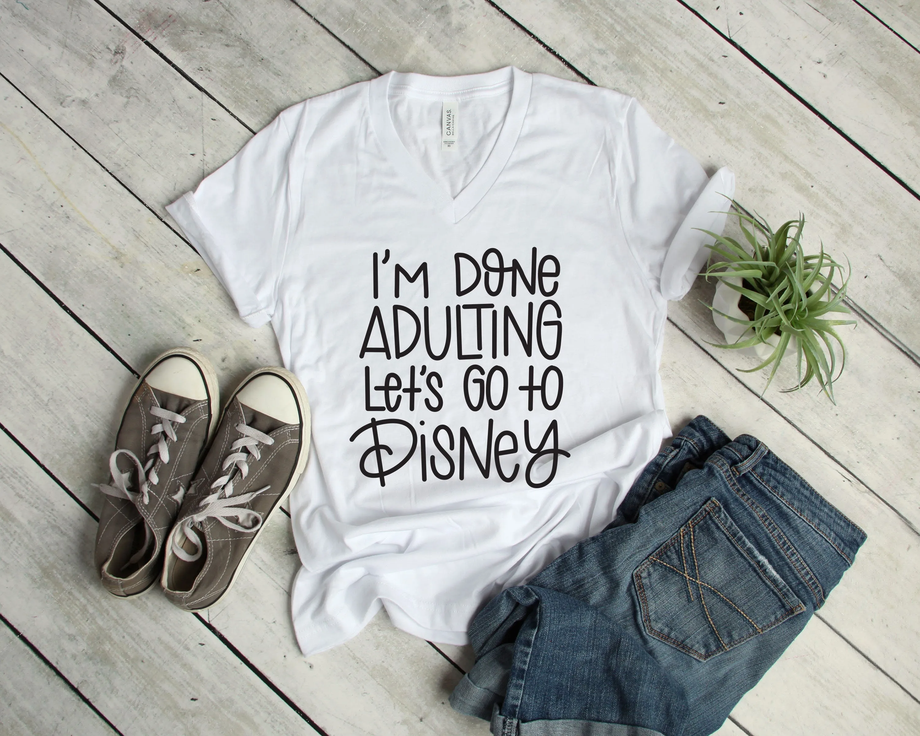I'm Done Adulting Let's Go to Disney T Shirt - Disney Trip Matching Shirts - Disney Family