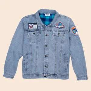 Islanders Denim Plaid Fisherman Jacket
