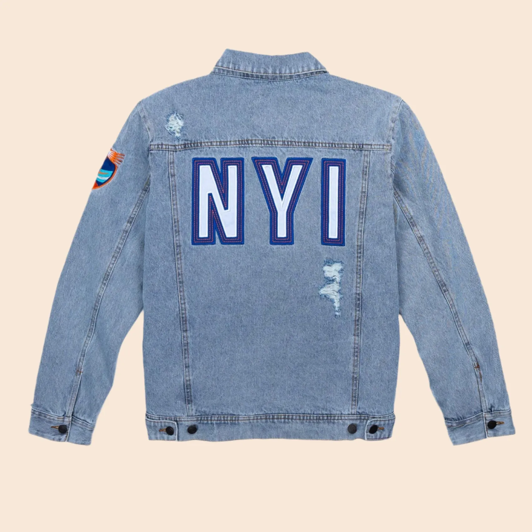 Islanders Denim Plaid Fisherman Jacket