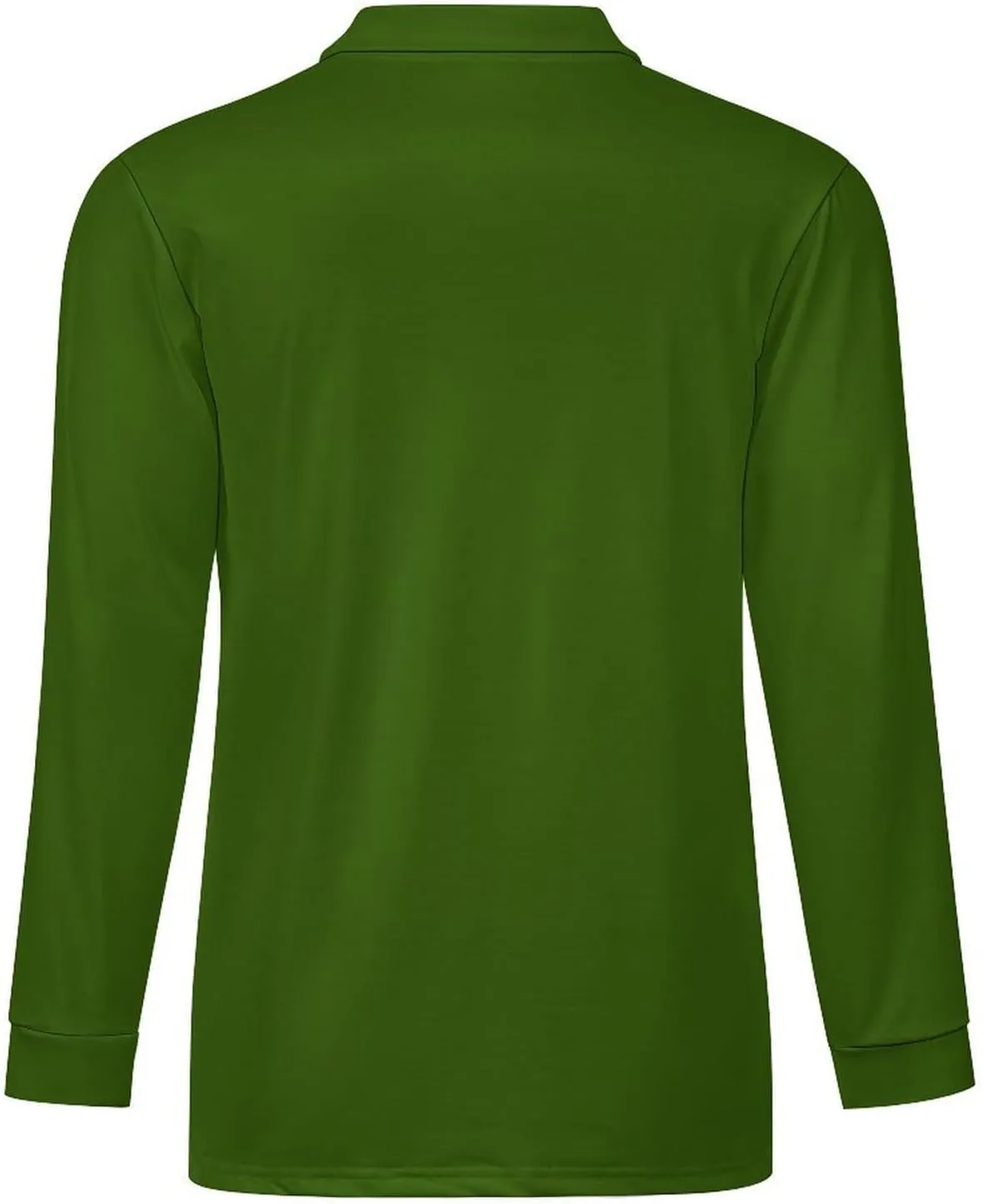 Jamaican Flag Men's Lapel Neck Polo- Shirts Slim Fit Long Sleeve Golf T-Shirts Casual Tees